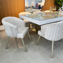 Cargar imagen en el visor de la galería, Comedor Génova con sillas Venecia 8 puestos