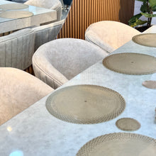 Cargar imagen en el visor de la galería, Comedor Génova con sillas Venecia 8 puestos