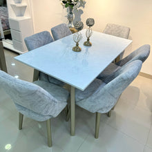 Cargar imagen en el visor de la galería, Comedor Rony con sillas Marfil