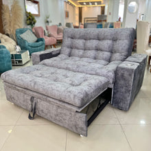 Cargar imagen en el visor de la galería, Sofa Cama Copero Gris