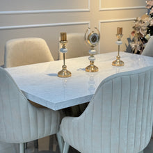 Cargar imagen en el visor de la galería, Comedor Genova con sillas Dubai