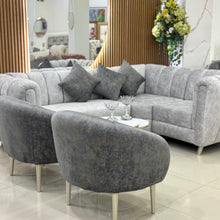 Cargar imagen en el visor de la galería, Sala L Karen con sillas Opalo