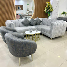 Cargar imagen en el visor de la galería, Sala L Karen con sillas Opalo