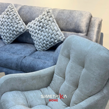 Cargar imagen en el visor de la galería, Sala Confort Gris con Sillas Relax Beige