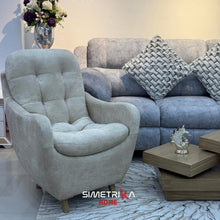 Cargar imagen en el visor de la galería, Sala Confort Gris con Sillas Relax Beige